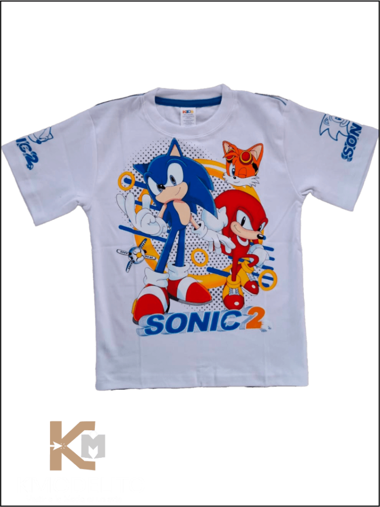 Modelo Sonic Algodón Pima Reactivo - Ultimo en Moda